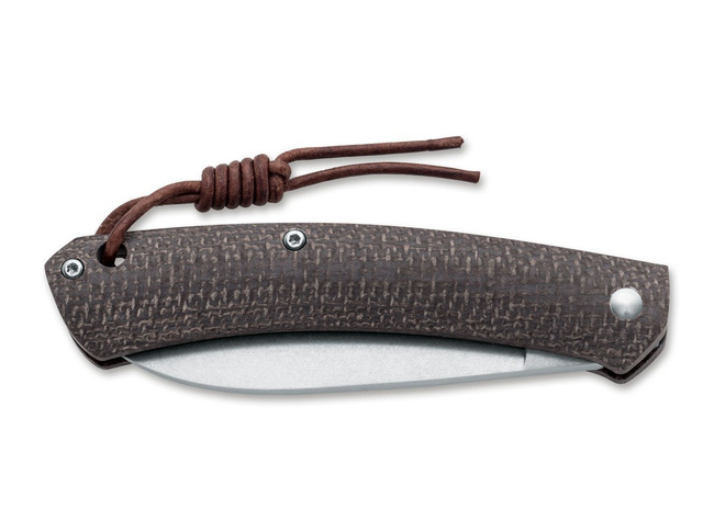 Nauta Micarta Bison Pocket Knife-Fox Knives