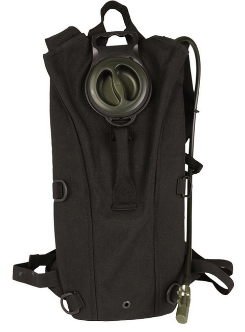 BLACK MIL-SPEC WATER PACK WITH STRAPS