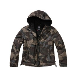 NŐI KABÁT - FRONTZIP SZÉLKABÁT - DARKCAMO - BRANDIT
