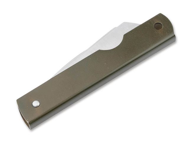 Japanese Army Pen Knife Saw & Hawkbill - Green