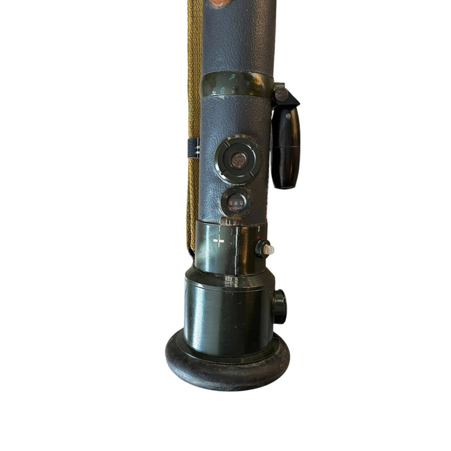 SZTEREOSZKÓPOS TÁVOLSÁGMÉRŐ FÉM SZÁLLÍTÓDOBOZZAL, MÉRŐRÚDDAL ÉS ÁLLVÁNNYAL-        - WWII - VALÓDI RÓMAI KATONAI FELESLEG - DECO/JÓ ÁLLAPOTBAN