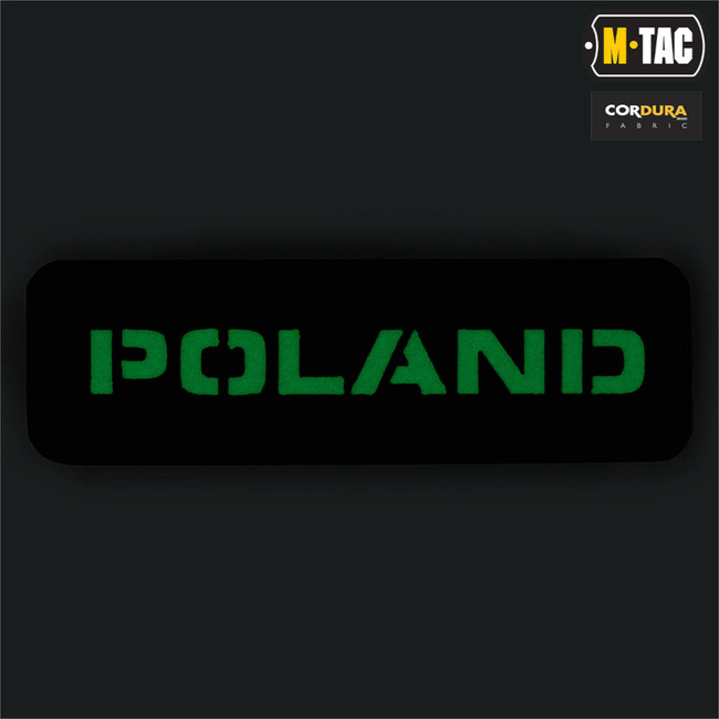 POLAND JELVÉNY - 25 x 80 mm - LASER CUT - RANGER ZÖLD/GID - M-TAC