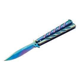 PILLANGÓKÉS BALISONG RAINBOW - MAGNUM BY BOKER