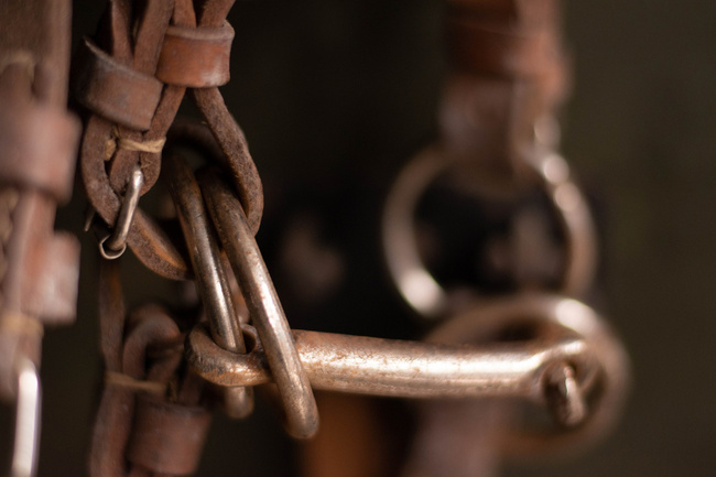 Ló kantár patkóval - Román felesleg - Jó állapotban