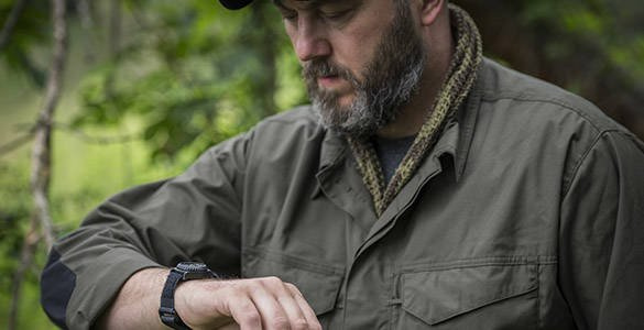 WRIST COMPASS T25 - BLACK - HELIKON