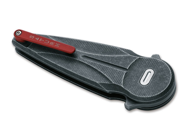 POCKET KNIFE - "SATURN ALUMINIUM" - Fox Knives® - GREY SW