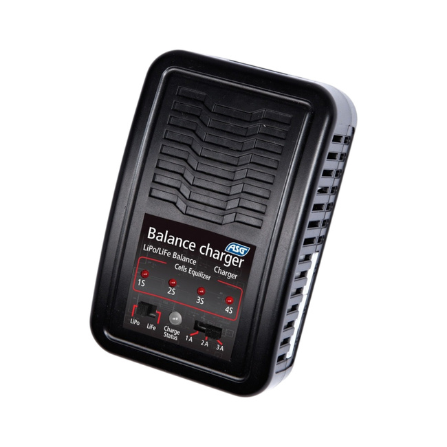 Auto-Stop Balance Charger mikroprocesszoros töltő - fekete - ASG