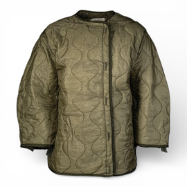 M65 parka dzsekihez való nejlon bélés - Amerikai Hadsereg katonai surplus - Olívzöld - Újszerű állapotban