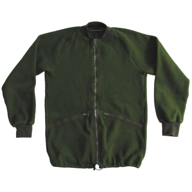 GB JACKET - FLEECE - OD GREEN - MILITARY SURPLUS - USED
