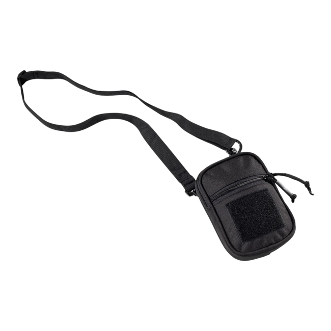 Travel váll táska Velcro-val – Fekete