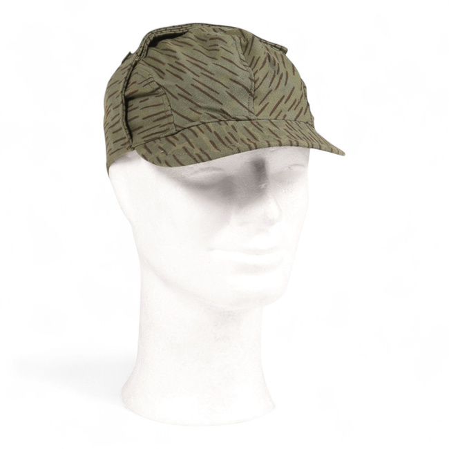 East German Field Cap - NVA Military Surplus - East German Camouflage - Used