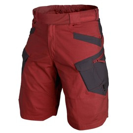 URBAN TACTICAL SHORTS - UTS - POLYCOTTON RIPSTOP - Helikon-Tex - CRIMSON SKY/ASH GREY