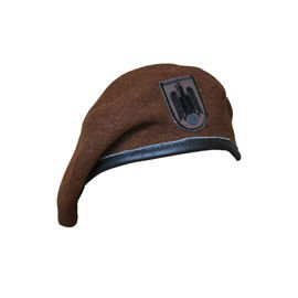 Brown Beret with Insignia