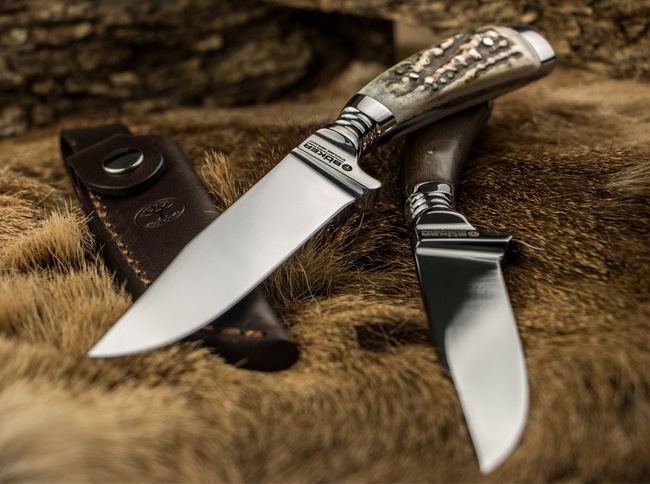 Böker Manufaktur Solingen Gobec Nicker Stag kés