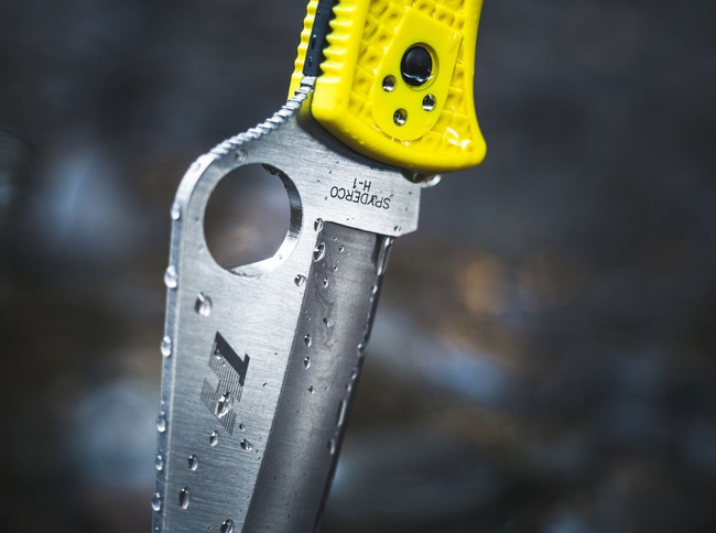 PACIFIC SALT 2 POCKET KNIFE - YELLOW - SPYDERCO