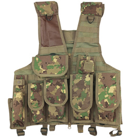 TAKTIKAI MELLÉNY MODULÁRIS ZSEBEKKEL - MOLLE - KATONAI TÖBBLET ROMÁN HADSEREG - TEREPSZÍNŰ M2017 - MINT ÚJ