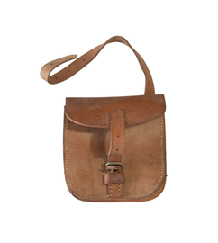 Barna bőrtáska - Román katonai felesleg - Használt