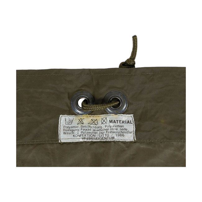 Military Shelter Half Tent - Austrian Army Surplus - OD Green - Used