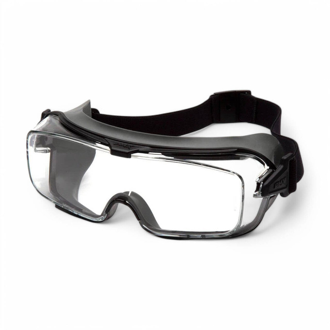 Pyramex Cappture safety goggles with gaskets and anti-fog lenses - H2MAX Clear