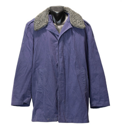 WINTER PARKA JACKET - NAVY BLUE - ROMANIAN ARMY MILITARY SURPLUS - LIKE NEW