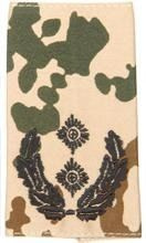 EMBLÉMA - GERMAN ARMY TROPICAL CAMO/BLACK SHOULDER LOOPS ´OBERSTLEUTNANT´