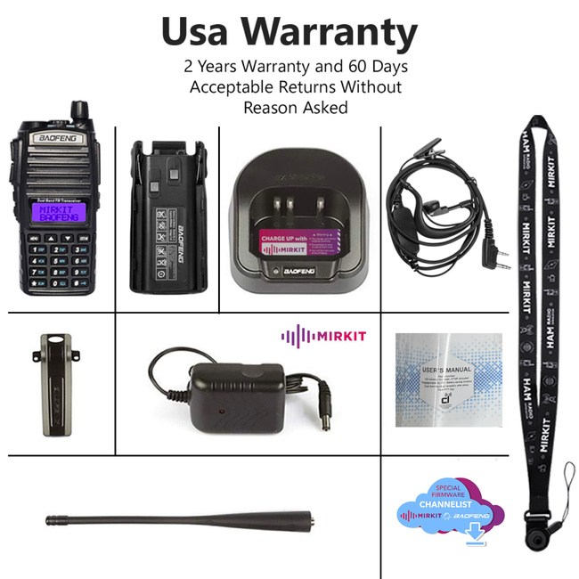 HORDOZHATÓ RÁDIÓÁLLOMÁS BAOFENG UV-82, 8W 136-174 MHZ / 400-470 MHZ