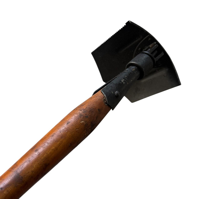 Gyalogsági lapát, összecsukható - Román hadsereg feleslege - Újszerű állapotú, tokban