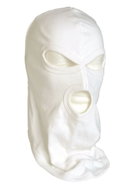 PAMUT BALACLAVA - 3 LYUK - Mil-Tec® - FEHÉR