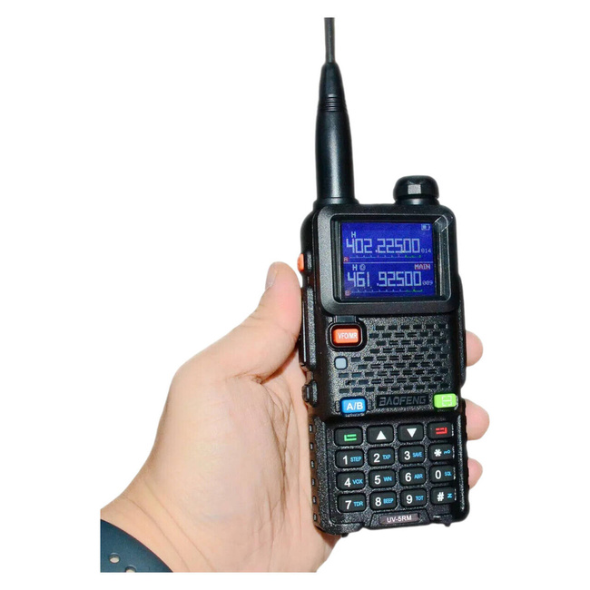 Baofeng UV-5RM 8W-os háromsávos rádió USB-C-vel