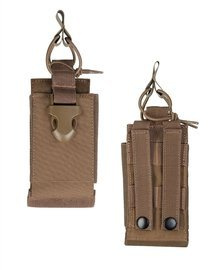 RUGALMAS TOK "MOLLE" RENDSZERREL A RÁDIÓ SZÁMÁRA - Mil-tec® - SÖTÉT COYOTE