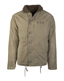 US NAVY DECK JACKET - N-1 - Mil-Tec - OD