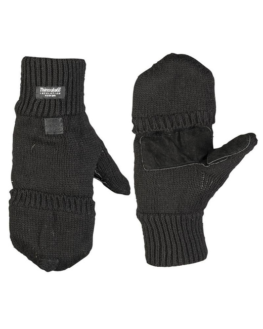 SHOOTING AND HUNTING GLOVES - Thinsulate™ Insulation - Mil-Tec® - BLACK