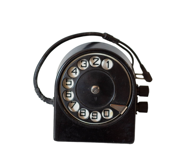 DIAL AND RECEIVER FOR TC-72 F-1600 FIELD TELEPHONE - V1 - MILITARY SURPLUS FROM ROMANIAN ARMY - IN GOOD CONDITION