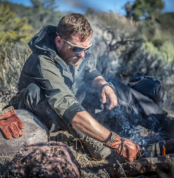 WOODSMAN Anorak Dzseki -  Helikon Tex ® - Coyote