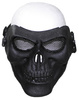 Face Mask, "skull", black, deco