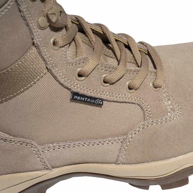 SUEDE TACTICAL BOOTS - "ODOS 2.0 SUEDE 8" - PENTAGON® - COYOTE