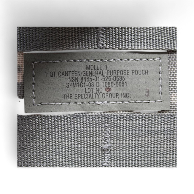 Molle tasak víztartályhoz - Amerikai hadsereg katonai felesleg - ACU kamuflázs - Használt