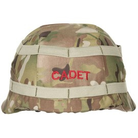 BRITISH HELMET COVER - "CADET" - MTP CAMO - MILITARY SURPLUS - LIKE NEW