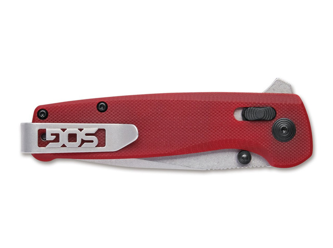 SOG Terminus XR G10 Crimson pocket knife