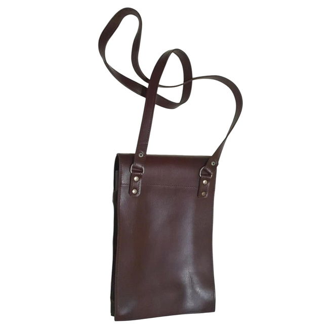 Bortérkép Táska - Katonai Porthart RSR Korszak - Tiszt - Román Hadsereg Katonai Felesleg - Barna - Újszerű