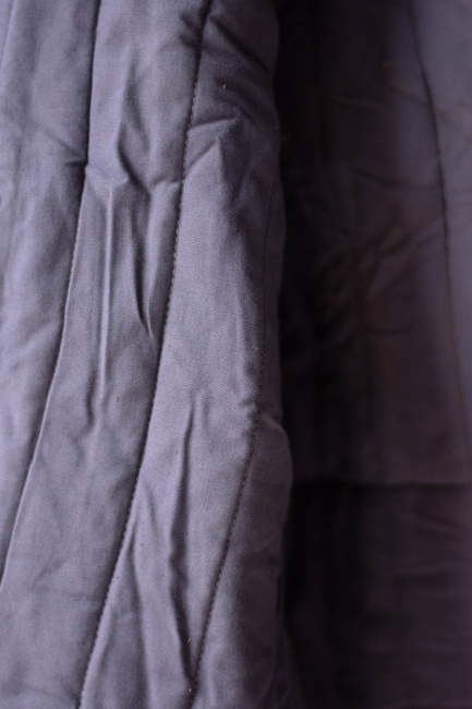 Quilted winter jacket - Romanian military surplus - Grey - Used