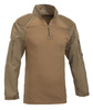 Defcon 5 Combat Shirt With Protections Full Sleeves -  Coyote