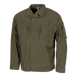 AUSTRIAN FIELD JACKET - RIP STOP - OD GREEN - MILITARY SURPLUS - USED