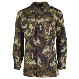 Romanian "mozaic" camo shirt, 1990's era, Romanian Army Surplus - Used