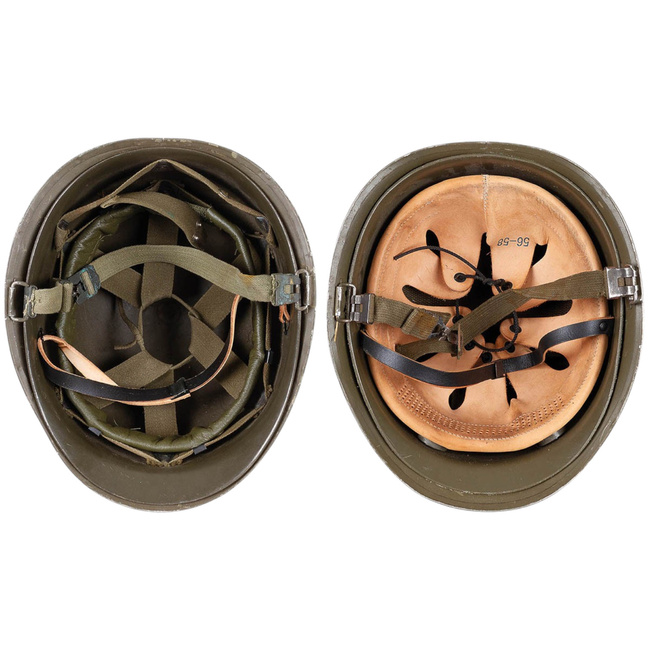 M51 Sisak kivehető műanyag béléssel - Belga Katonai Felesleg - Olive OD - Használt