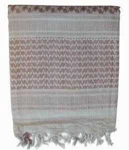 SCARF SHEMAGH LIGHT BROWN