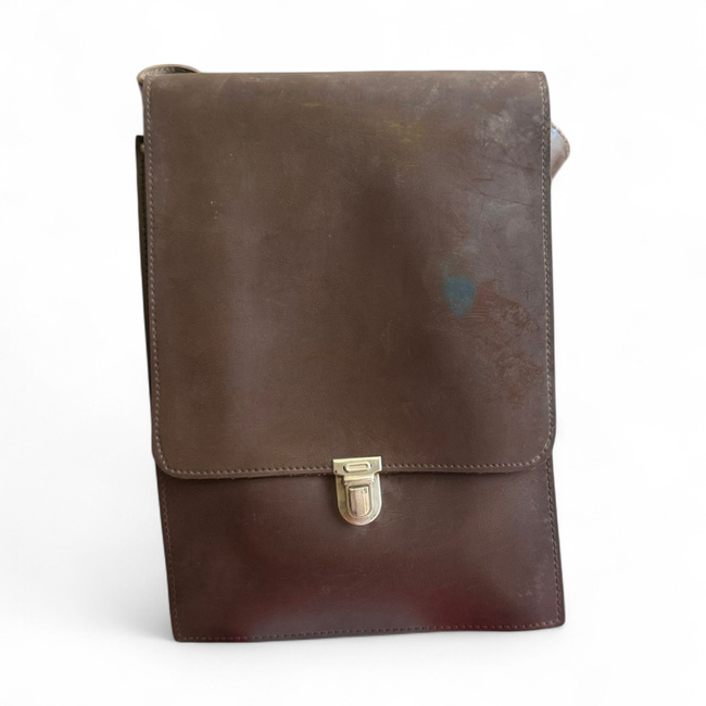 Imitation leather bag - Map  case military from RSR period - Surplus Romanian Army - Like NEW