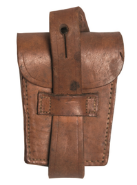 Swedish Small Leather Belt Pouch Used
