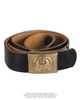 GERMAN LEATHER NAVY SERVICE BELT W. BUCKLE USED