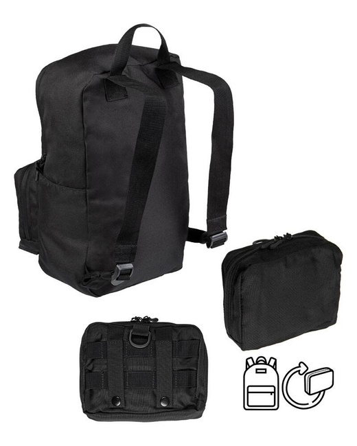 US ASSAULT ULTRA-COMPACT BACKPACK - 15 L - BLACK
